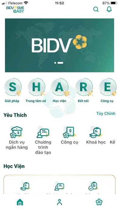 Скриншоты BIDV SMEasy
