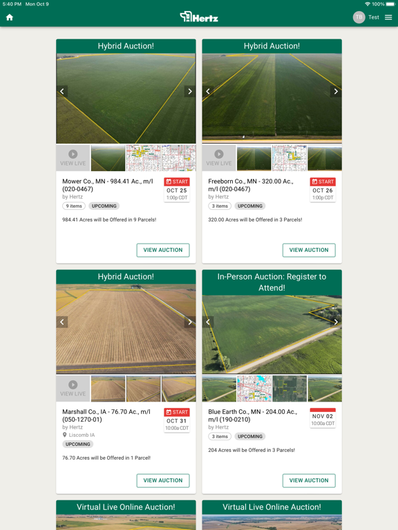 Hertz Real Estate iPad  स्क्रीनशॉट