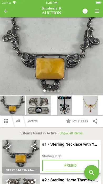Captures d'écran de Mountain Valley Auctions