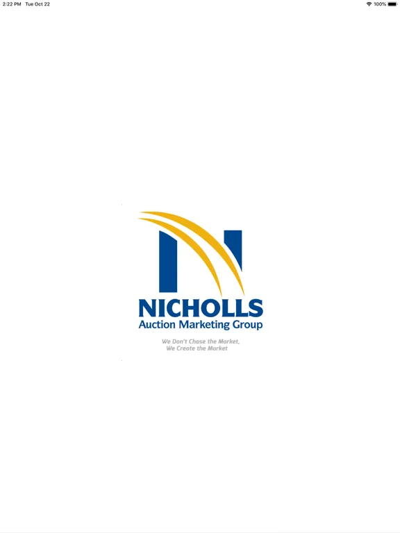 Zrzuty ekranu Nicholls Auction Group iPad 