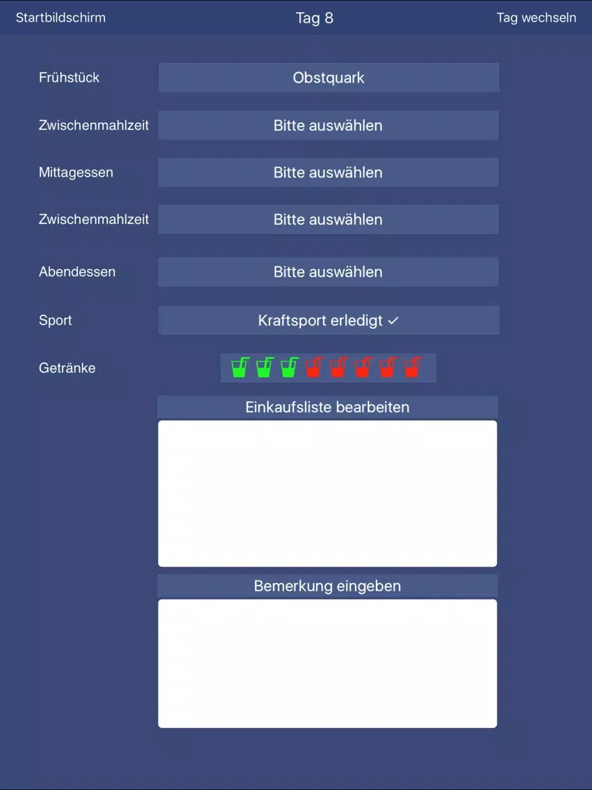 Capturas de pantalla de Eiweiß Diät iPad 