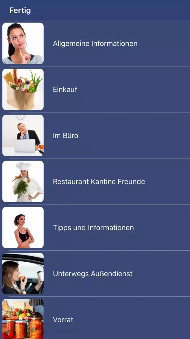 Capturas de pantalla de Eiweiß Diät