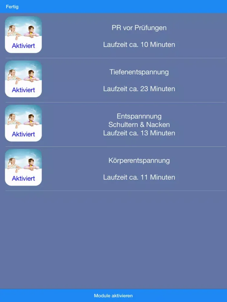 Tangkapan skrin Progressive Entspannung für Schüler iPad 