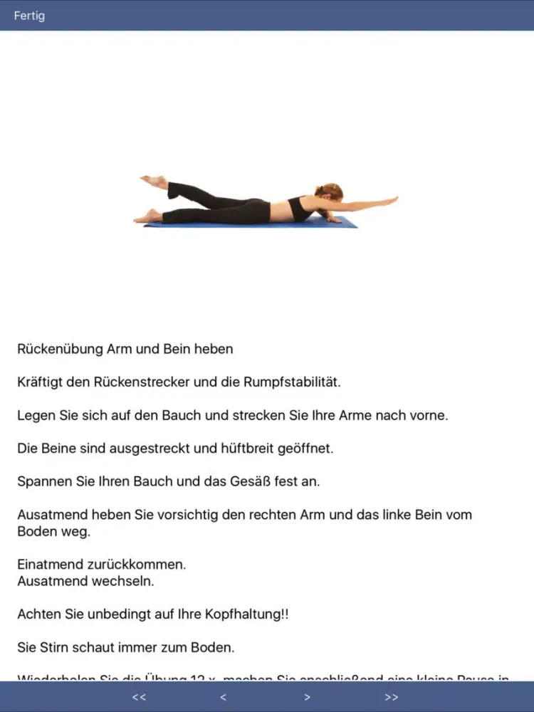 Capturas de pantalla de Wirbelsäule intensiv iPad 