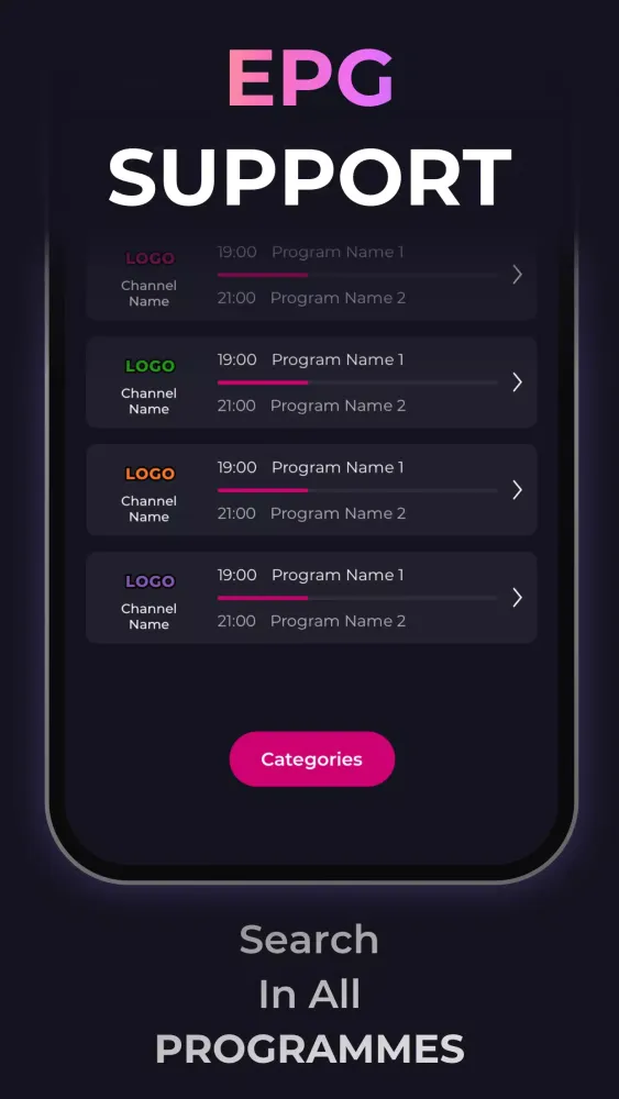 OPUS IPTV Smarters Player Live Screenshots
