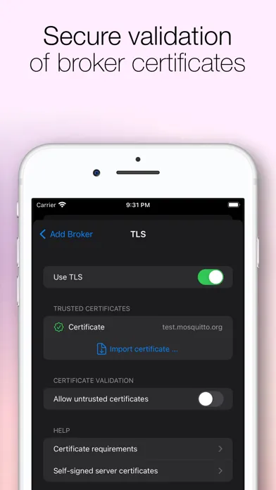 MQTT Loupe سکرین شاٹس
