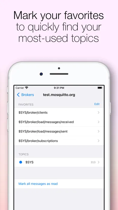 MQTT Loupe سکرین شاٹس