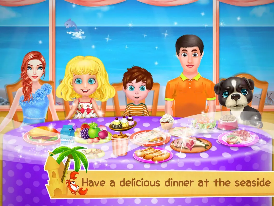 Beach Party-uncle bear iPad  سکرین شاٹس