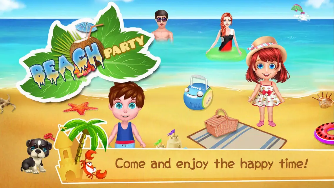 Beach Party-uncle bear سکرین شاٹس