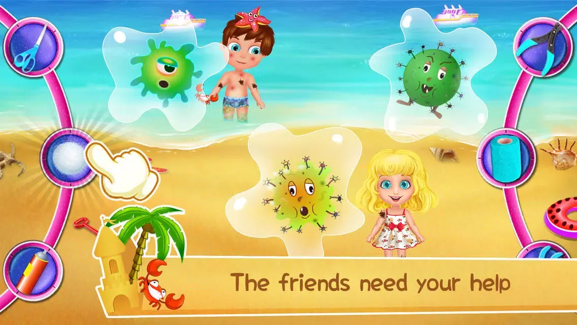 Beach Party-uncle bear سکرین شاٹس