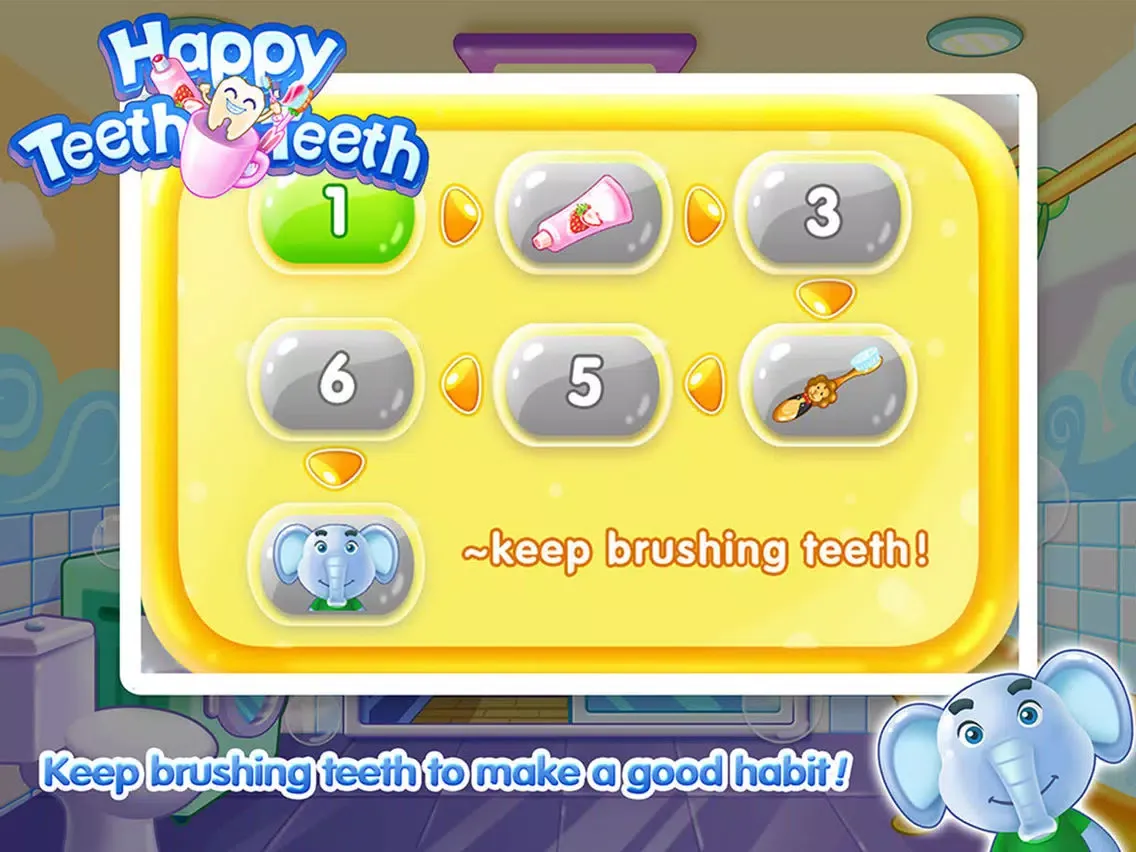 Capturas de tela do Happy Teeth Teeth iPad 