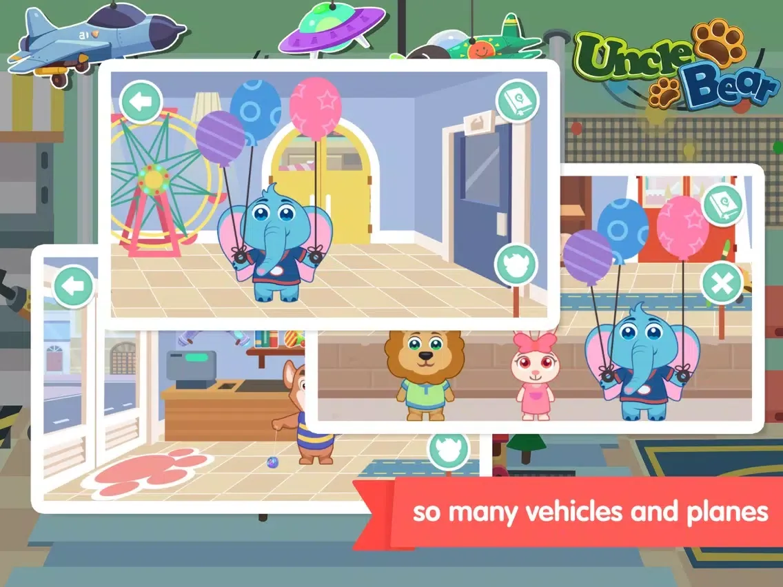 Uncle Bear Toysland iPad  Screenshots