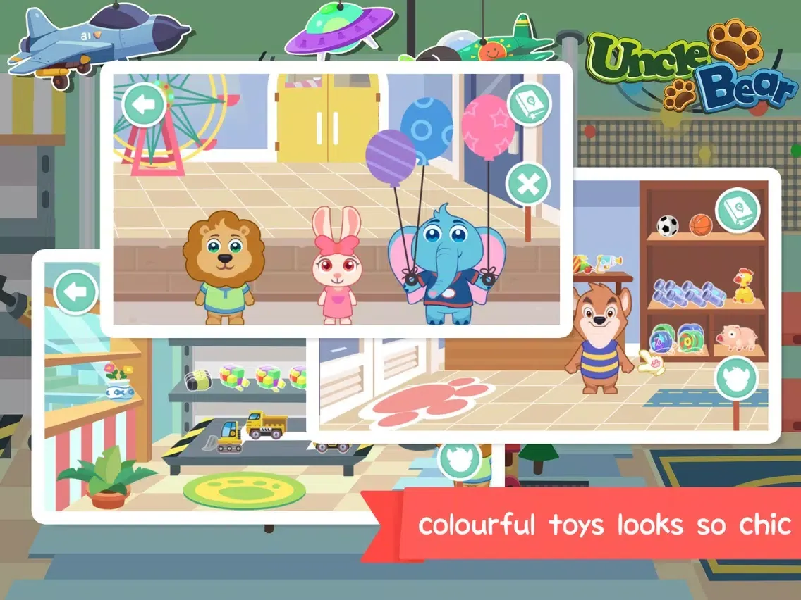 Uncle Bear Toysland iPad  Screenshots