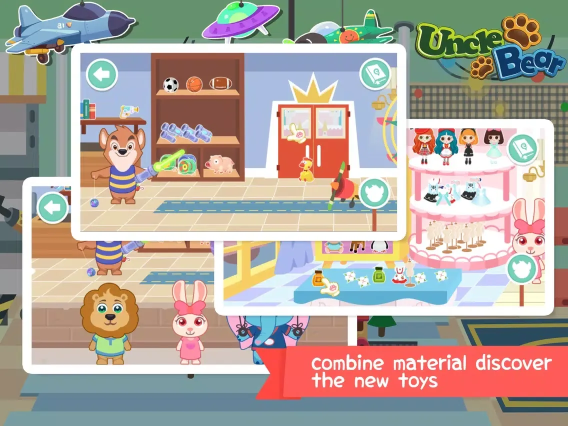 Uncle Bear Toysland iPad  Screenshots