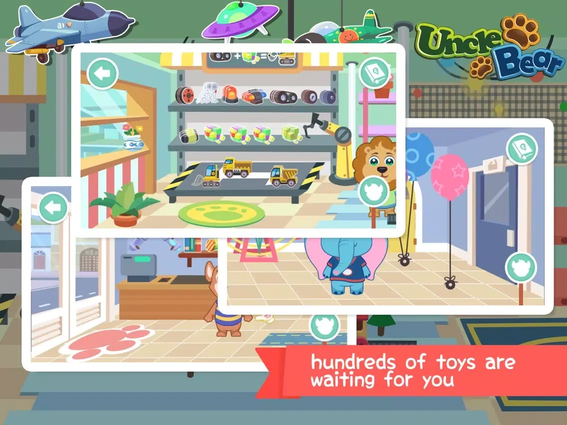 Uncle Bear Toysland iPad  Screenshots