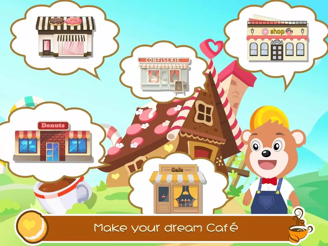 Capturas de tela do Sweet Café iPad 