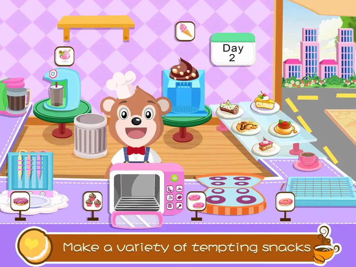 Capturas de tela do Sweet Café iPad 