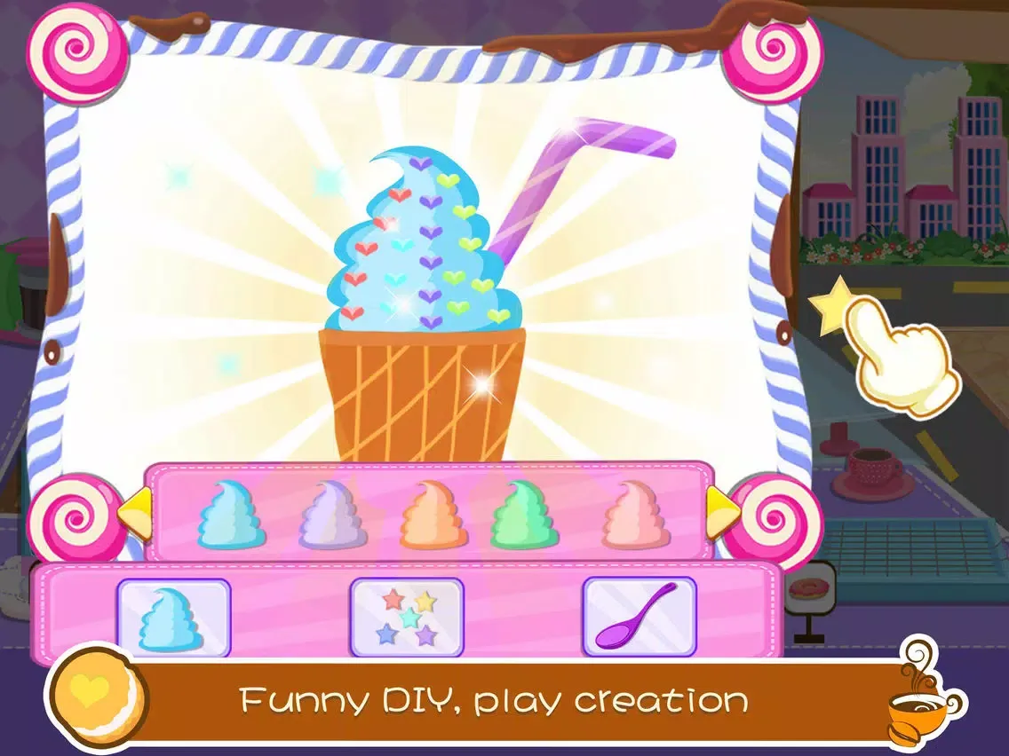 Capturas de tela do Sweet Café iPad 