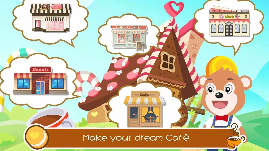 Capturas de tela do Sweet Café