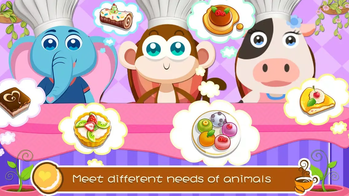 Capturas de tela do Sweet Café