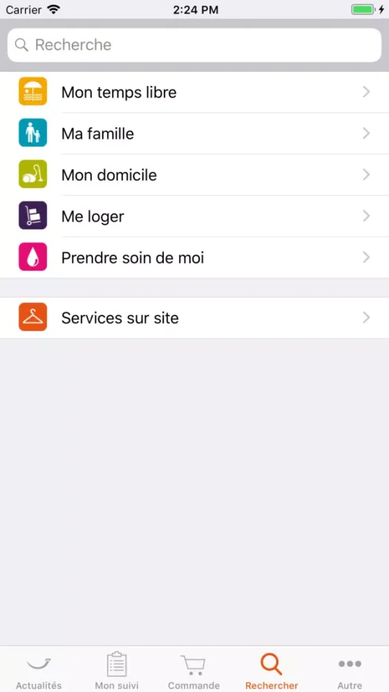 Bien-être à la carte Concierge स्क्रीनशॉट