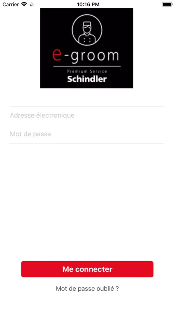 Ảnh chụp màn hình của eGroom Schindler