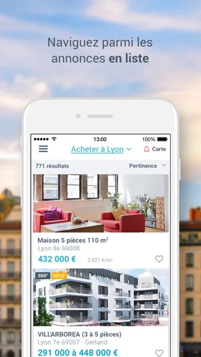 Capturas de tela do Bien’ici - Achat & Location