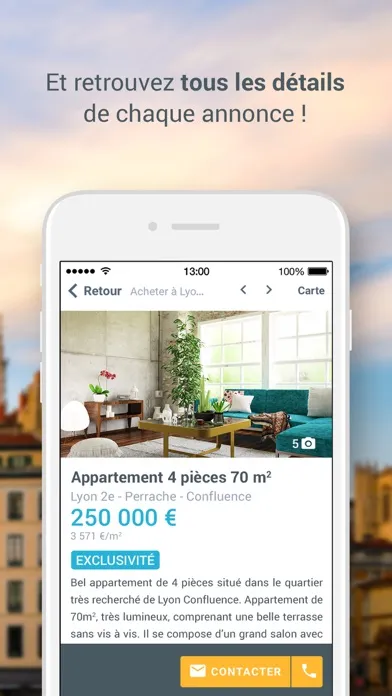 Capturas de tela do Bien’ici - Achat & Location