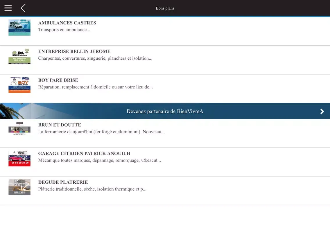 BIEN VIVRE A VIRELADE iPad  Screenshots
