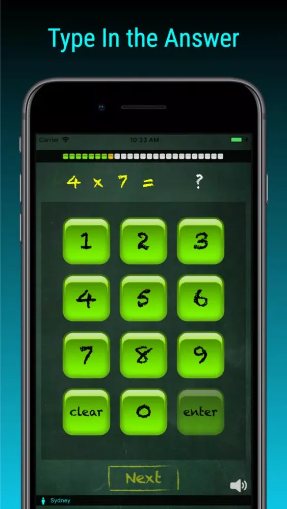 Tangkapan skrin TimesX Lite Times Tables Quiz