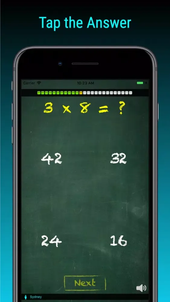 Tangkapan skrin TimesX Lite Times Tables Quiz