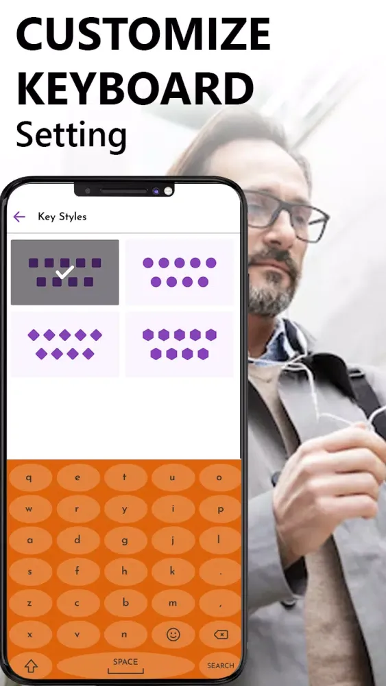 Tangkapan layar Big Button - Large keyboard