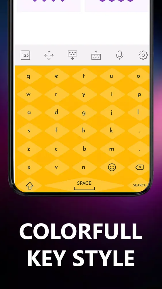 Tangkapan layar Big Button - Large keyboard