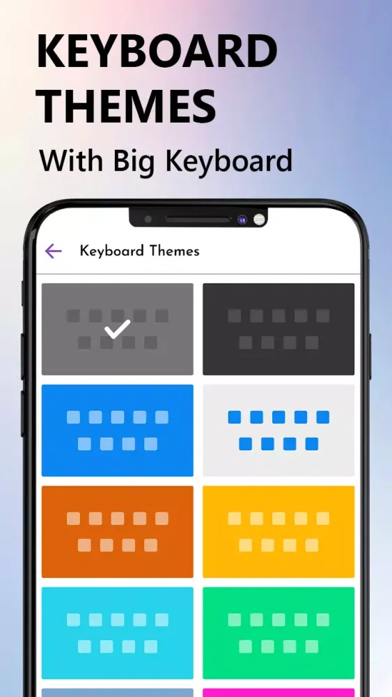 Tangkapan layar Big Button - Large keyboard