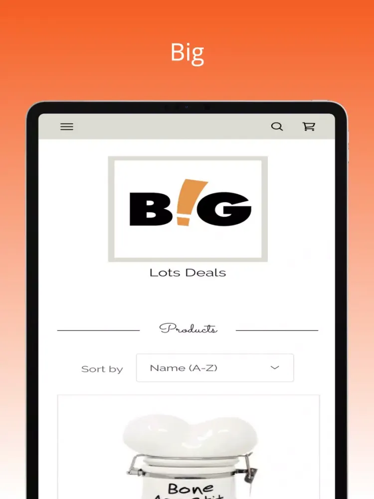 Zrzuty ekranu Big : Lots Deals on Furniture iPad 