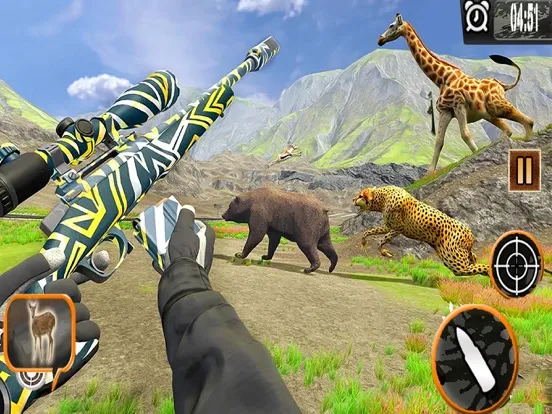 Captures d'écran de Safari Animal Hunting Sim 4x4 iPad 