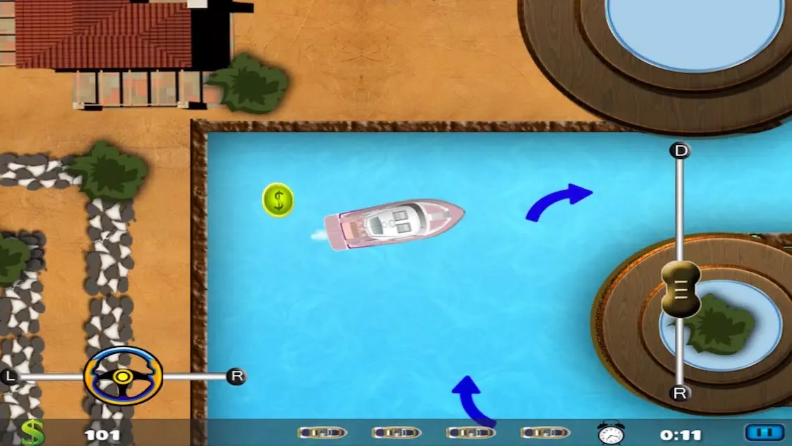 Adventure Bay Parking Tycoon FREE - Real Sailing Boat Island Dock-ing Game应用截图