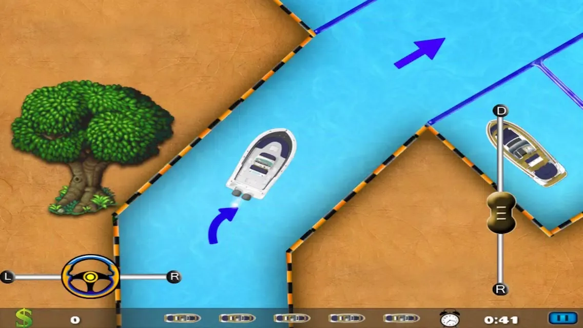 Adventure Bay Parking Tycoon FREE - Real Sailing Boat Island Dock-ing Game应用截图