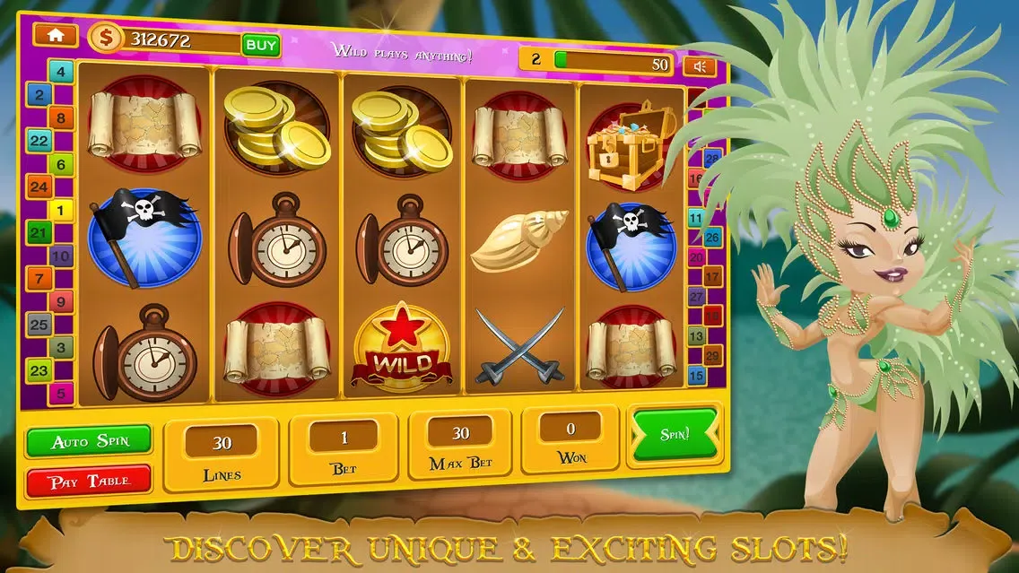 Amazon Jungle Casino Slots FREE - Wild Adventure Las Vegas Slot Machine Games应用截图