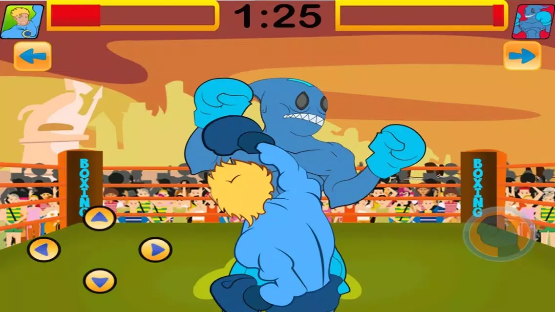 Cartoon Super-Hero Boxing Battle FREE - The Robot Zombie & Aliens Fighting Game应用截图