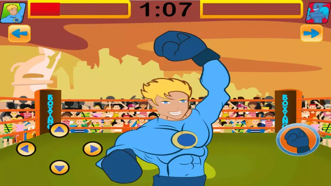 Cartoon Super-Hero Boxing Battle FREE - The Robot Zombie & Aliens Fighting Game应用截图