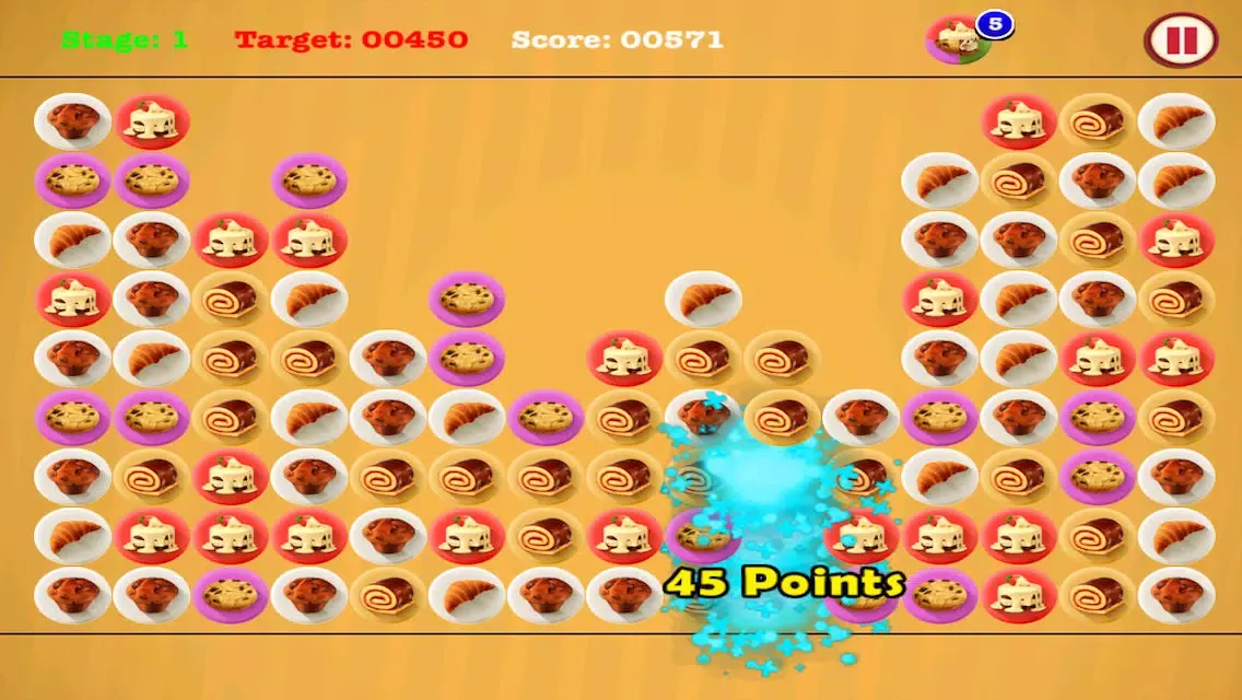 Capturas de pantalla de A Sugar Shop Holiday Match FREE - The Sweet Christmas Cake Puzzle Game
