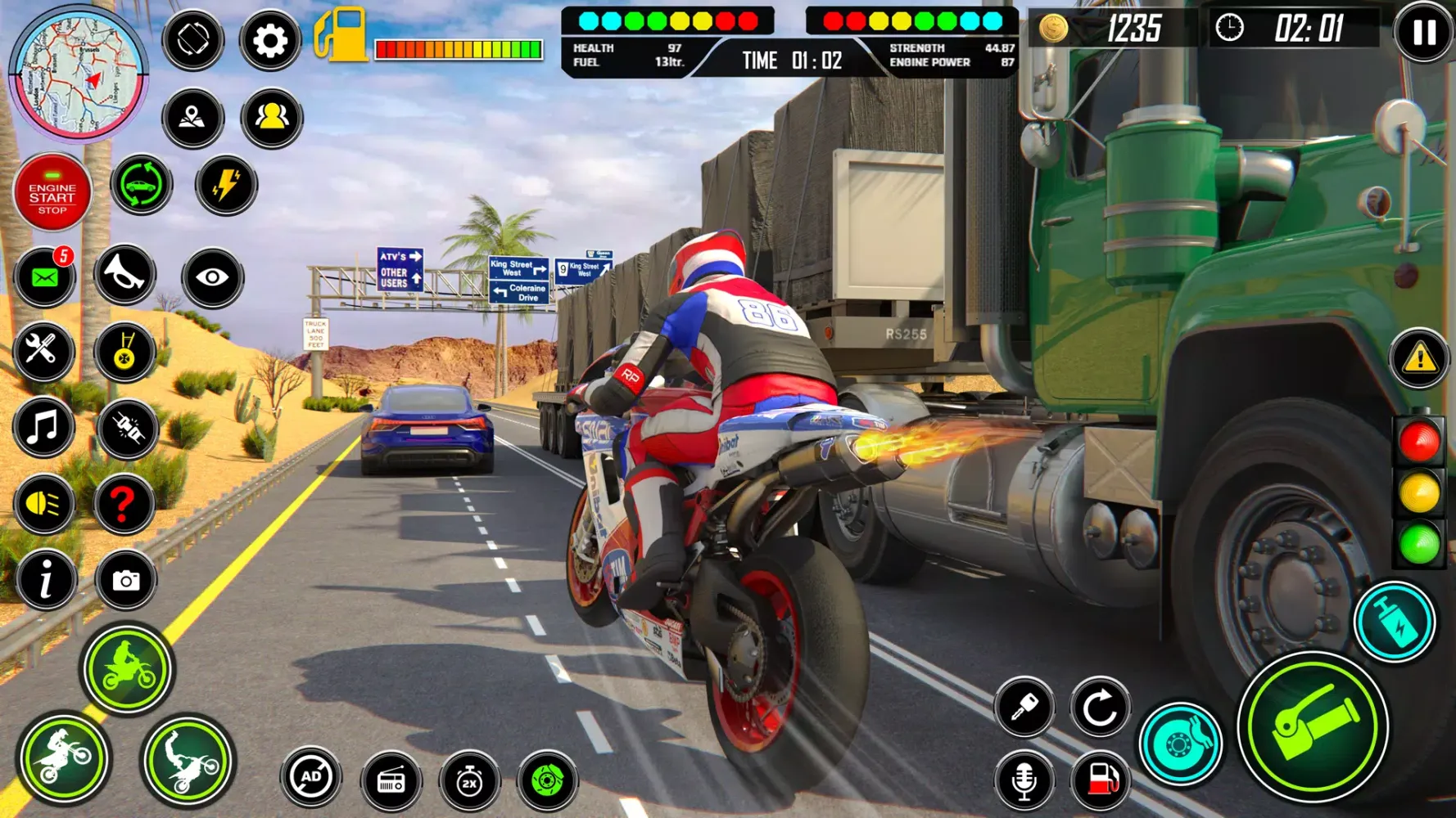 Tangkapan layar Bike Stunt Impossible Track