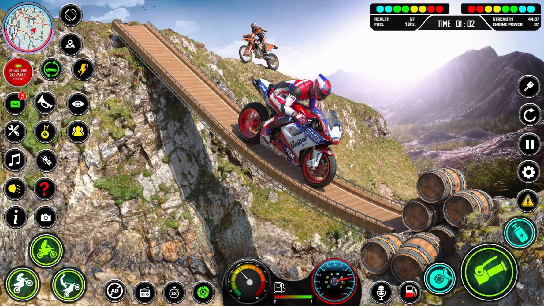 Tangkapan layar Bike Stunt Impossible Track