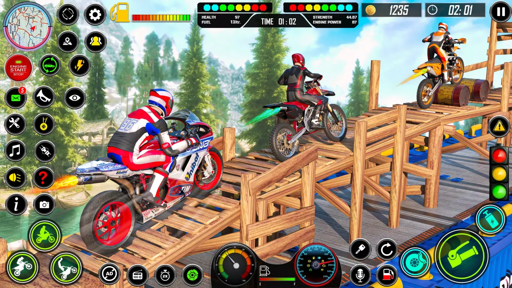 Tangkapan layar Bike Stunt Impossible Track