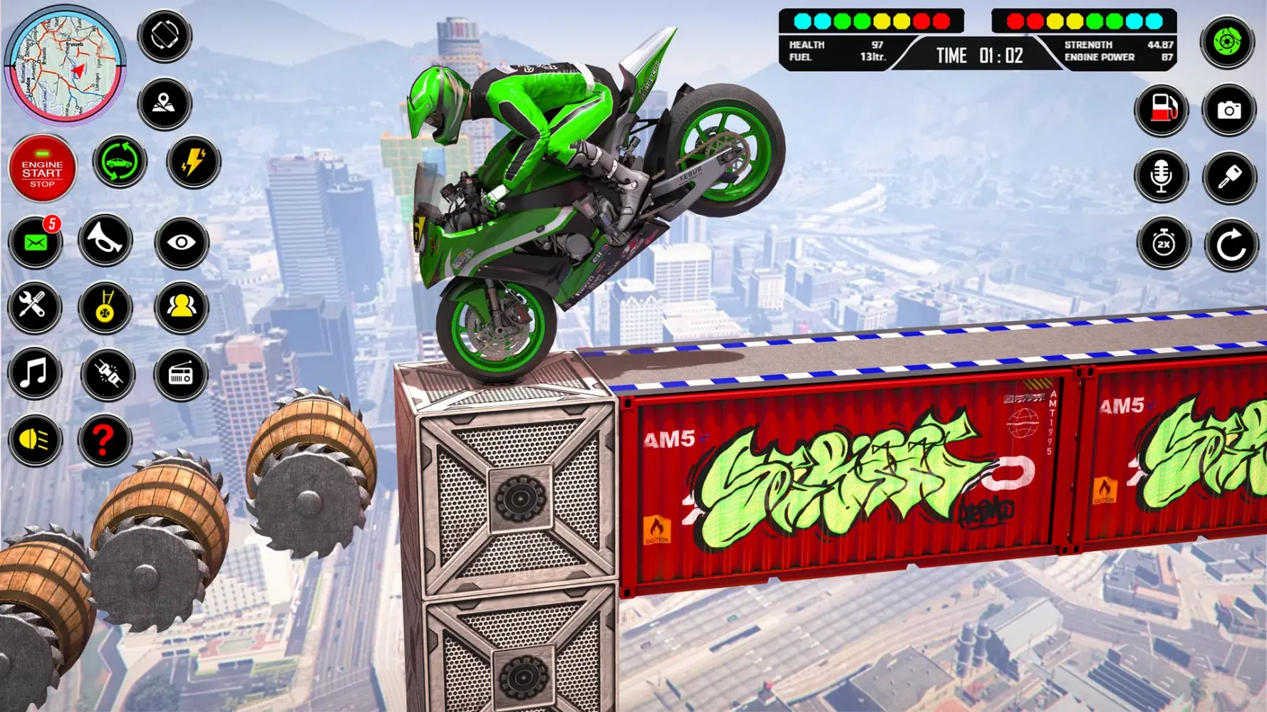Tangkapan layar Bike Stunt Impossible Track