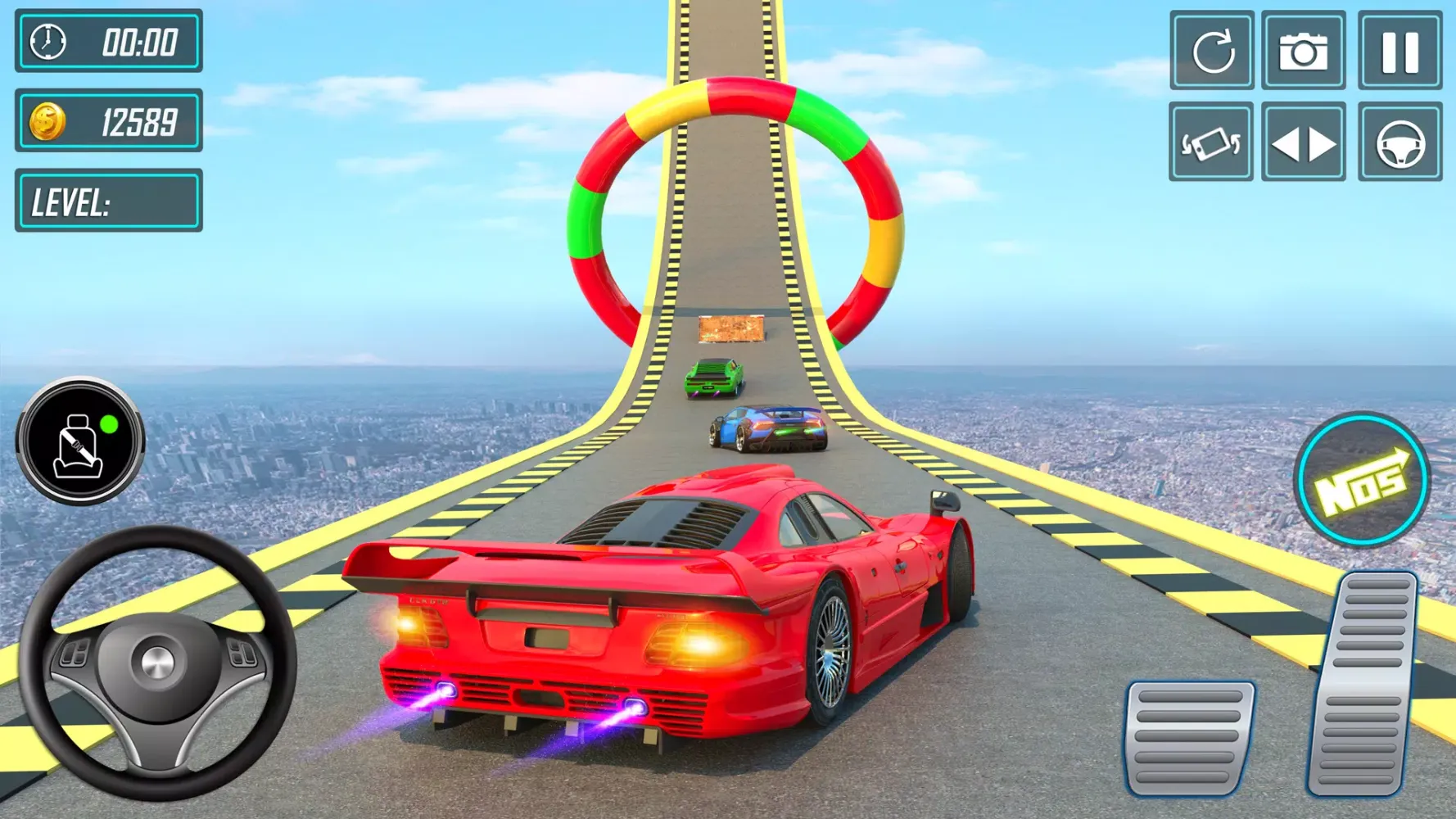 Impossible Mega Ramp Car Stunt Screenshots