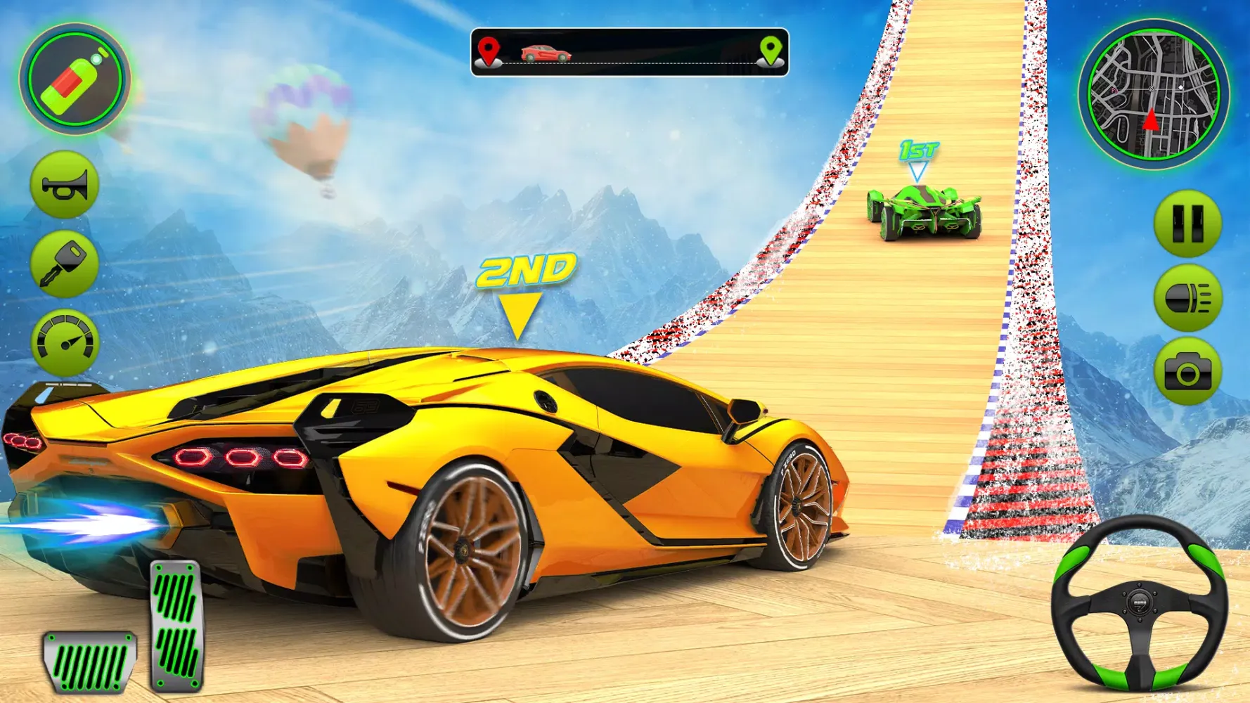Impossible Mega Ramp Car Stunt Screenshots