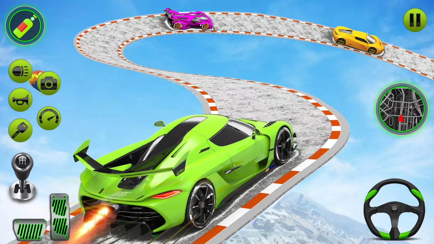 Impossible Mega Ramp Car Stunt Screenshots