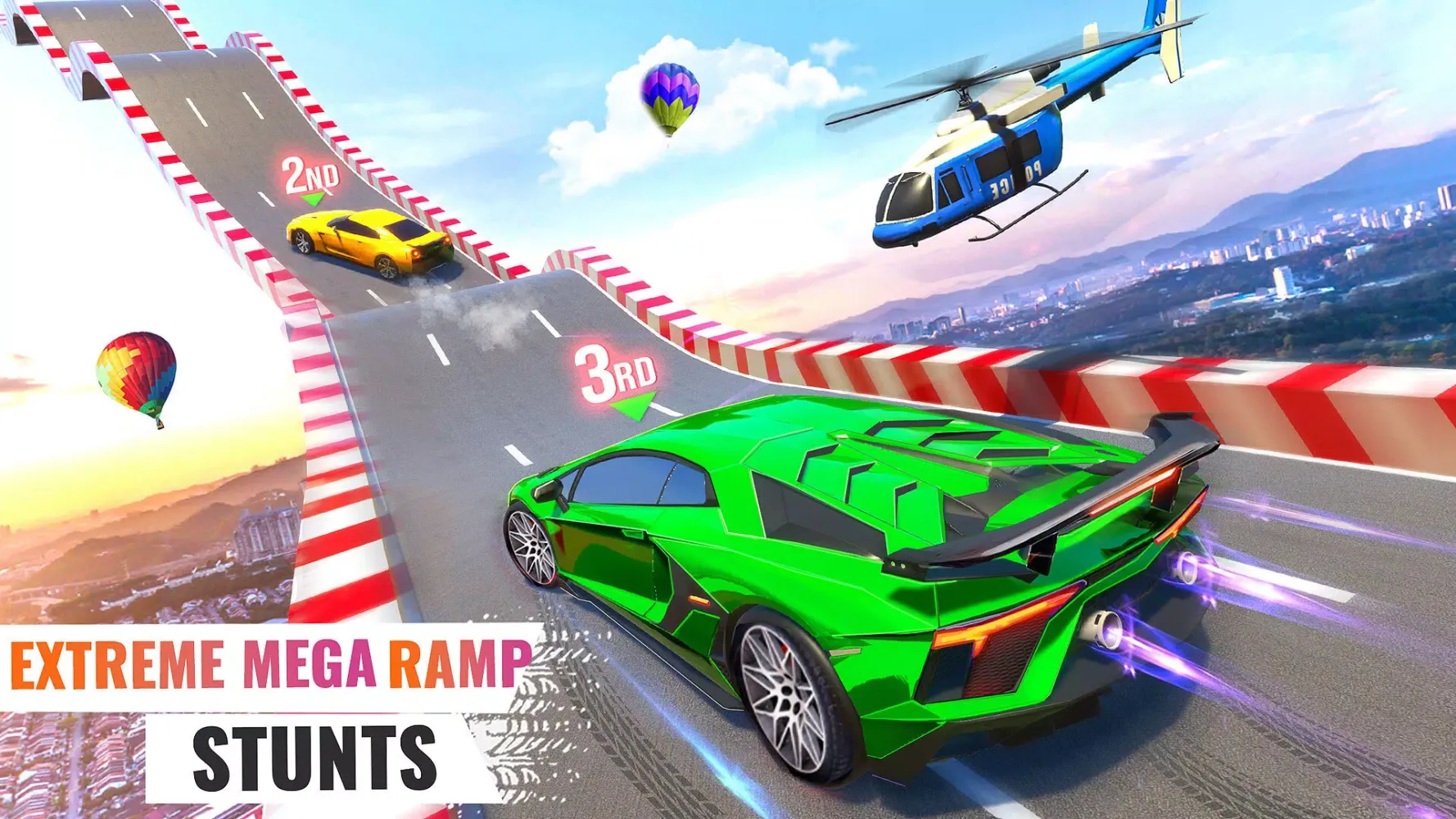 Impossible Mega Ramp Car Stunt Screenshots
